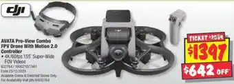 JB Hi-Fi AVATA Pro-View Combo FPV Drone With Motion 2.0 Controller offer