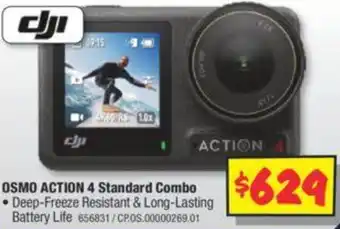 JB Hi-Fi OSMO ACTION 4 Standard Combo offer