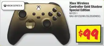 JB Hi-Fi Xbox Wireless Controller Gold Shadow Special Edition offer