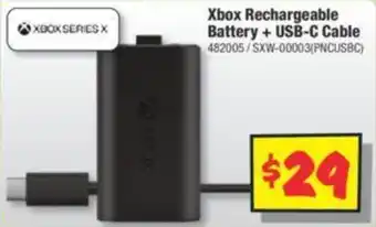 JB Hi-Fi Xbox Rechargeable Battery + USB-C Cable offer