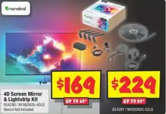 4D Screen Mirror & Lightstrip Kit