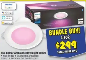 Hue Colour Ambiance Downlight 90mm