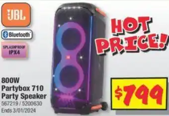 JB Hi-Fi 800W Partybox 710 Party Speaker offer