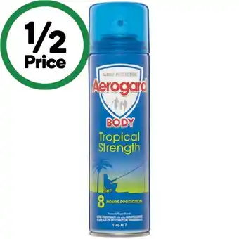 Woolworths Aerogard insect repellant 150g offer