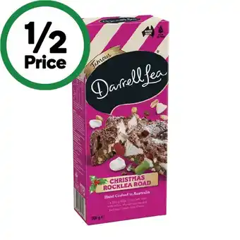 Woolworths Darrell lea christmas rocklea road milk chocolate 300g offer