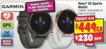 JB Hi-Fi Venu 2S Sports Watch offer