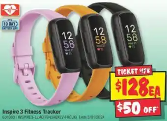 JB Hi-Fi Inspire 3 Fitness Tracker offer