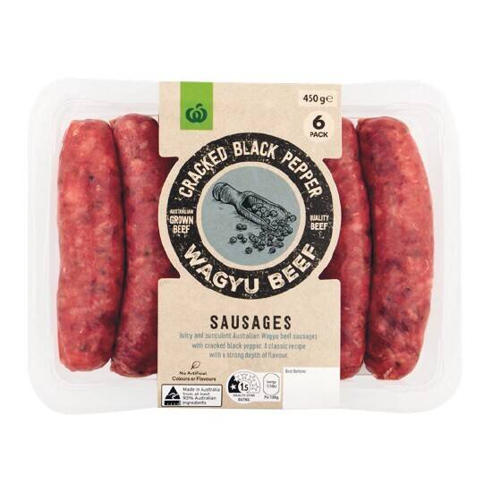 Woolworths premium butcher style sausage varieties 450500g offer at Woolworths