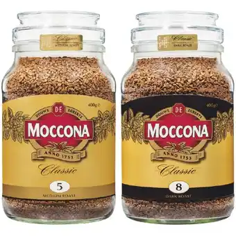 Woolworths Moccona freeze dried coffee 400g offer