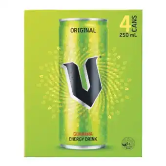 Woolworths V energy drink 4 x 250ml offer