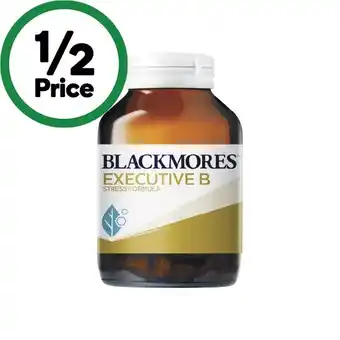 Woolworths Blackmores executive b vitamin b stress support tablets pk 125 offer