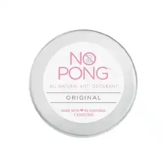 Woolworths No pong natural deodorant 35g offer