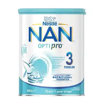 Woolworths Nestle nan optipro stage 3 baby formula 800g – limit of 2 per customer offer