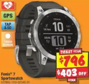 JB Hi-Fi Fenix 7 Sportswatch offer