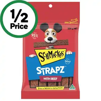 Schmackos strapz dog treats 200g