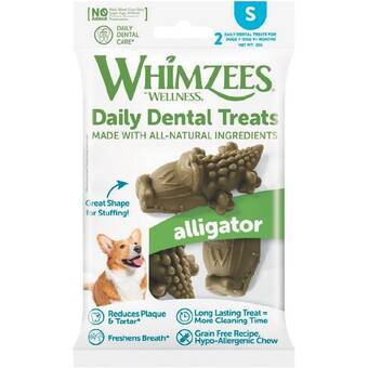 Woolworths Whimzees alligator small dental treat pk 2 offer