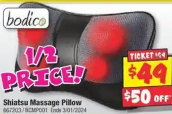 JB Hi-Fi Shiatsu Massage Pillow offer