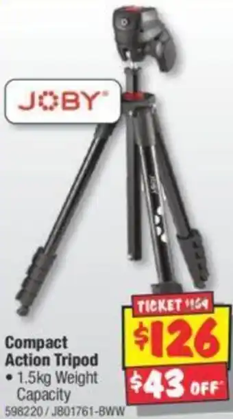 JB Hi-Fi Compact Action Tripod offer