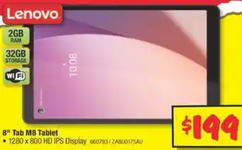 JB Hi-Fi 8" Tab M8 Tablet offer