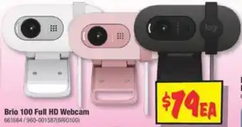 JB Hi-Fi Brio 100 Full HD Webcam offer