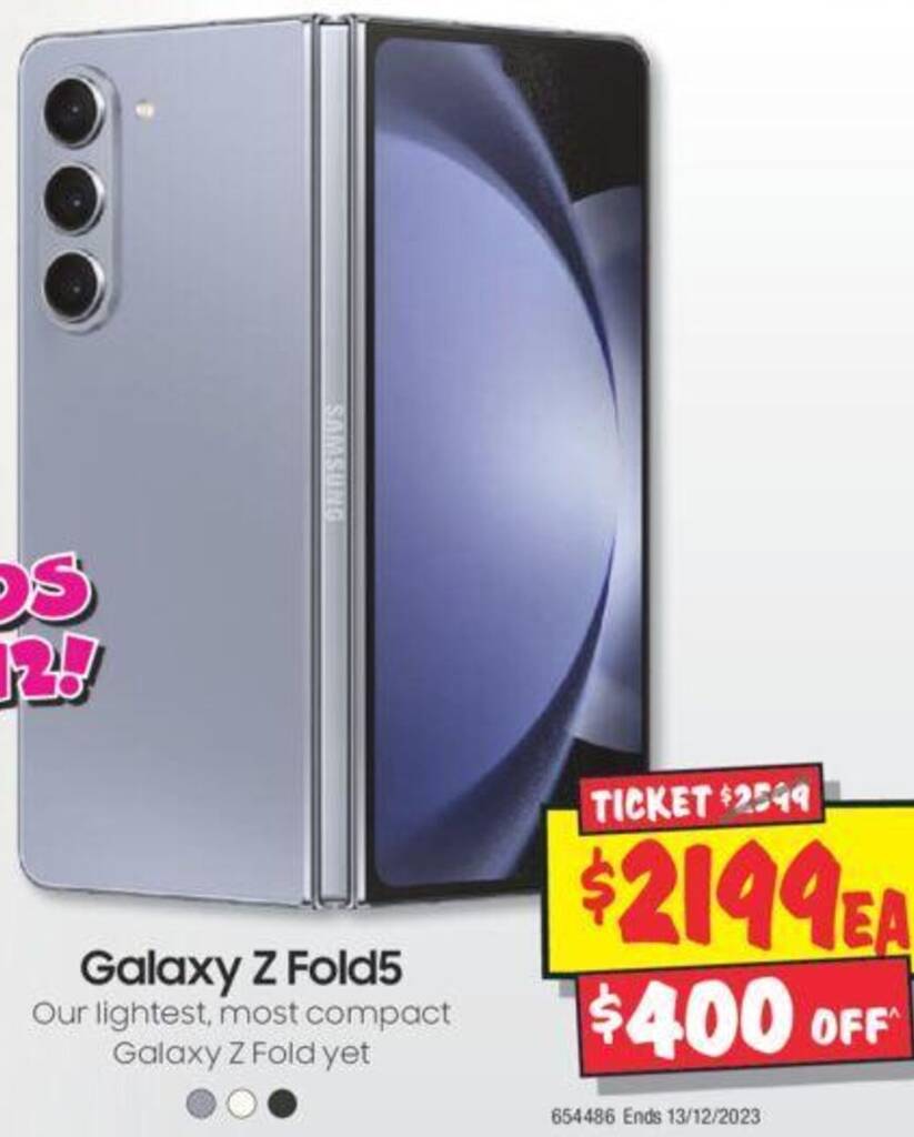 Galaxy Z Fold5 offer at JB HiFi