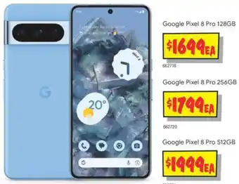 JB Hi-Fi Google Pixel 8 Pro 256GB offer