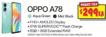 JB Hi-Fi OPPO A78 offer