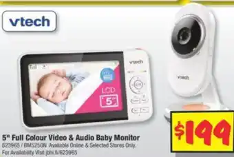 JB Hi-Fi 5" Full Colour Video & Audio Baby Monitor offer
