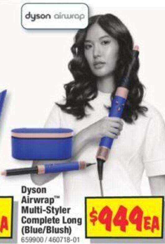 Dyson Airwrap MultiStyler Complete Long (Blue/Blush) offer at JB HiFi