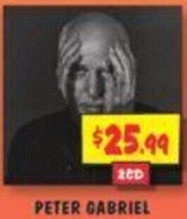 JB Hi-Fi PETER GABRIEL offer