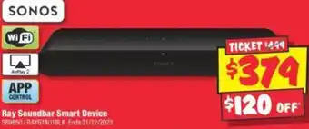 JB Hi-Fi Ray Soundbar Smart Device offer