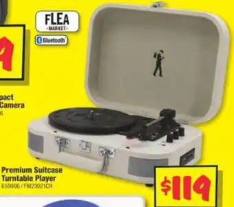 Premium Suitcase Turntable Player