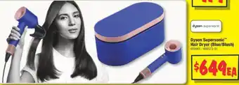JB Hi-Fi Dyson Supersonic Hair Dryer (Blue/Blush) offer