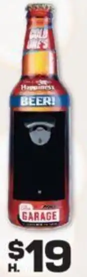 The Garage Bottle Opener Sign