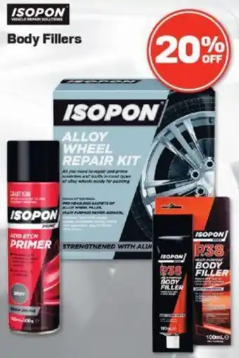 Repco Body Fillers offer