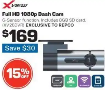 Repco Full HD 1080p Dash Cam offer