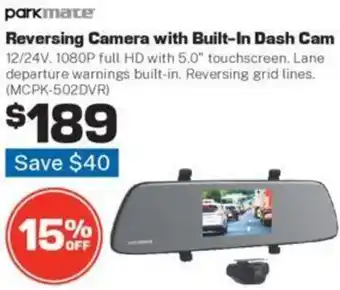 Repco Reversing Camera with Built-In Dash Cam offer