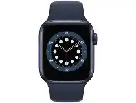Officeworks Apple Watch Series 6 40mm GPS Blue and Navy offer