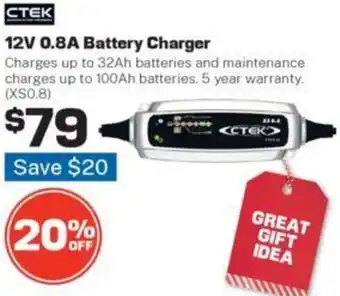 12V 0.8A Battery Charger
