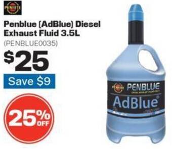 Repco Penblue (AdBlue) Diesel Exhaust Fluid 3.5L offer