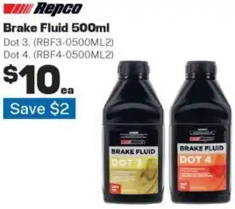 Repco Brake Fluid 500ml offer