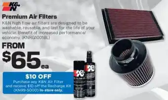 Repco Premium Air Filters offer