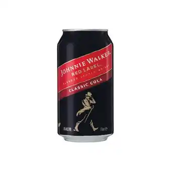 Woolworths Johnnie walker red & cola cans 10x375ml offer