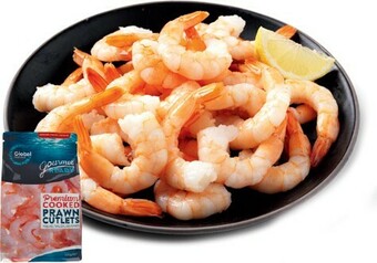 IGA Global Premium Cooked Prawn Culets 500g offer