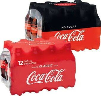 IGA Coca-Cola Classic or No Sugar 12x300mL offer