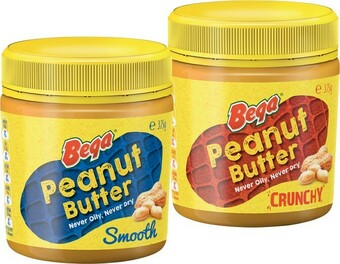 IGA Bega Crunchy or Smooth Peanut Butter 375g offer