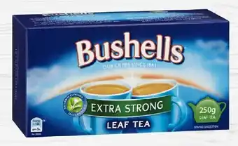 IGA Bushells Tea Leaf Extra Strong 250g offer