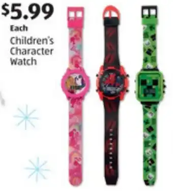 ALDI Children's Character Watch offer