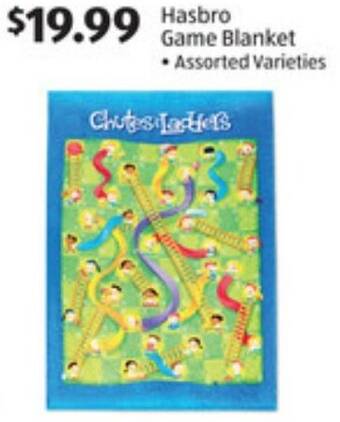 ALDI Hasbro Game Blanket offer