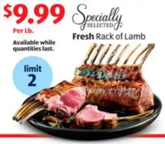 ALDI Fresh Rack of Lamb offer